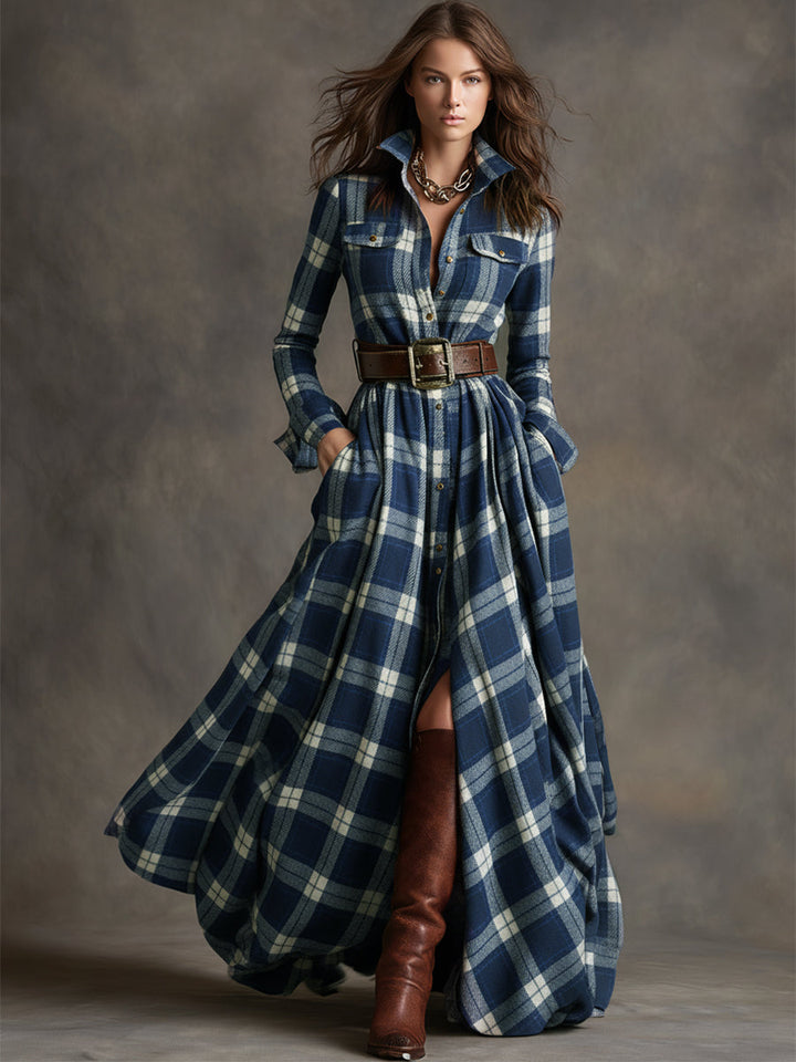 Melina | Vestido Midi Camisero Elegante