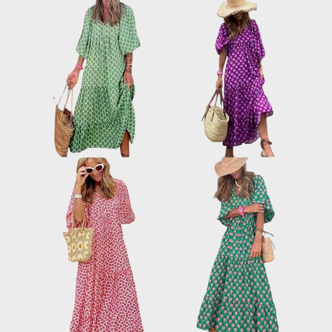 Olivia | Vestido Maxi de Lino