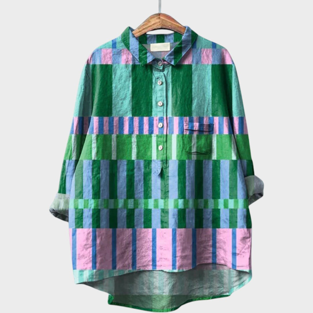 Jazmín | Blusa Oversize con Botones