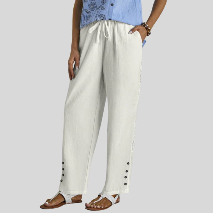 Shania | Pantalones Relajados con Botones
