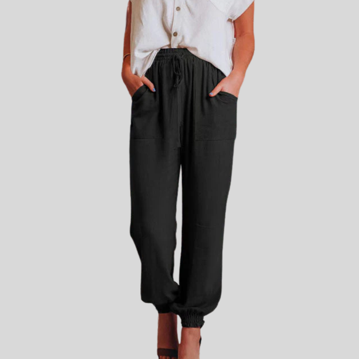 Kaeli | Pantalones de chándal elegantes con cordón