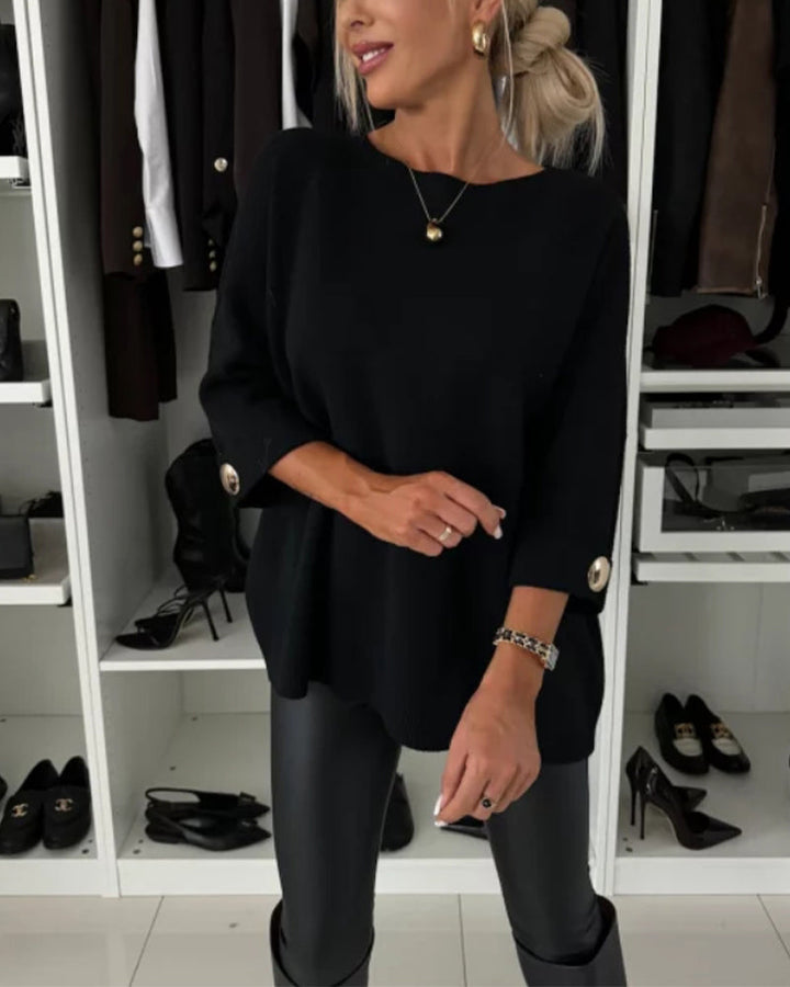 Lottie | Suéter Abotonado Acogedor