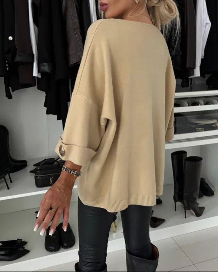 Lottie | Suéter Abotonado Acogedor