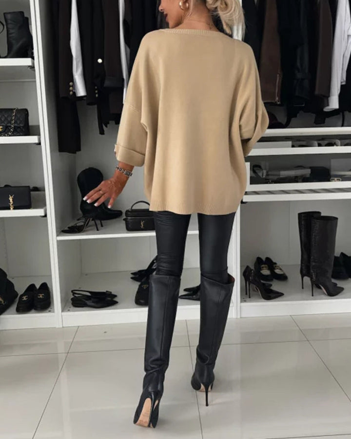 Lottie | Suéter Abotonado Acogedor