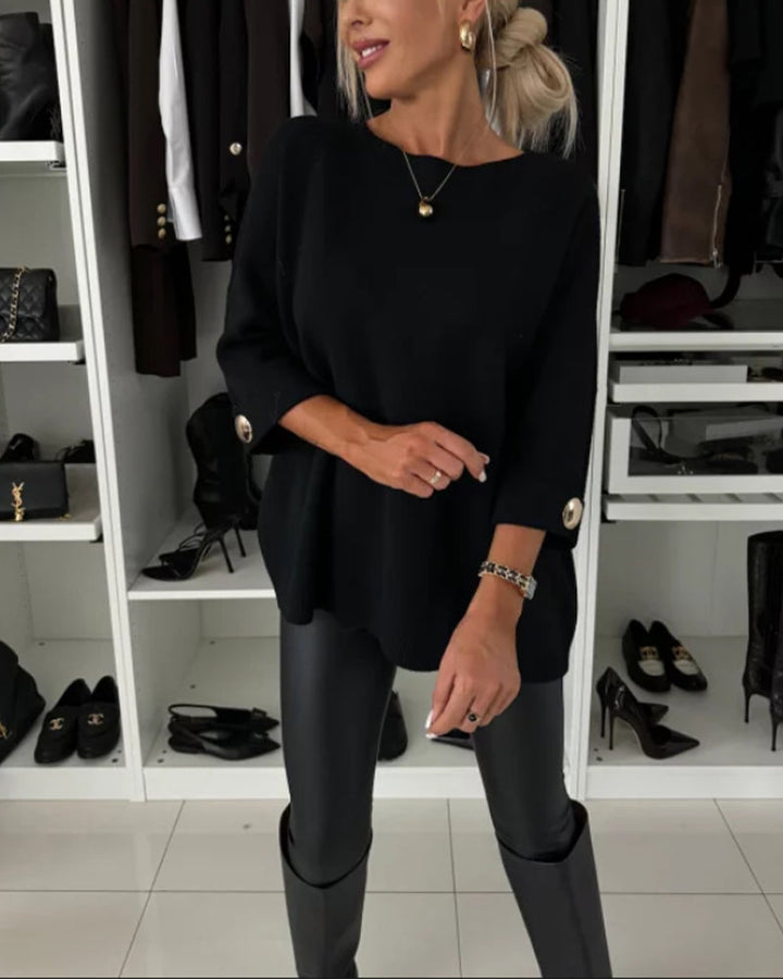 Lottie | Suéter Abotonado Acogedor