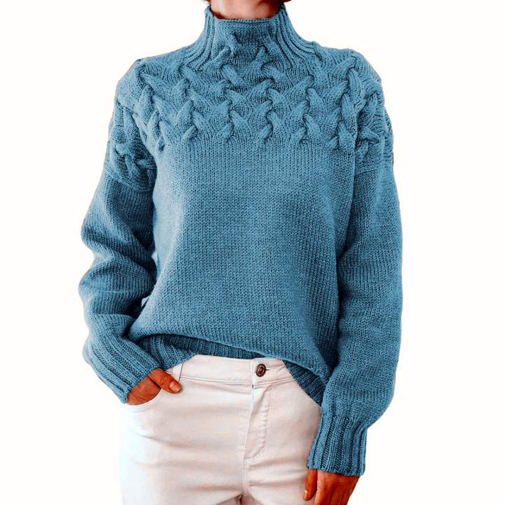 Elena | Suéter de Cuello Alto Cálido