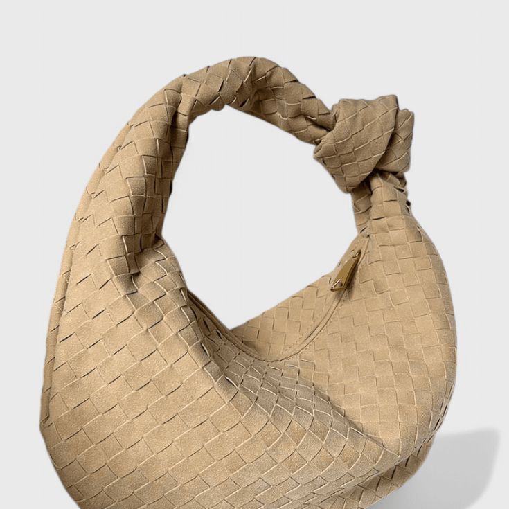 Lila | Cartera Tejida con Nudo