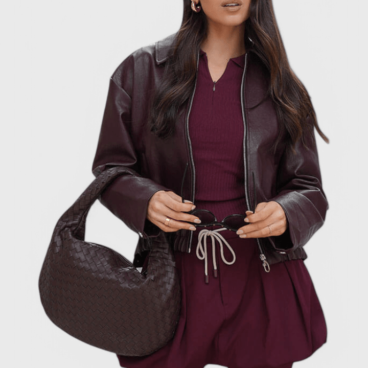 Lila | Cartera Tejida con Nudo