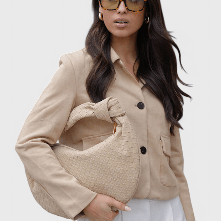 Lila | Cartera Tejida con Nudo
