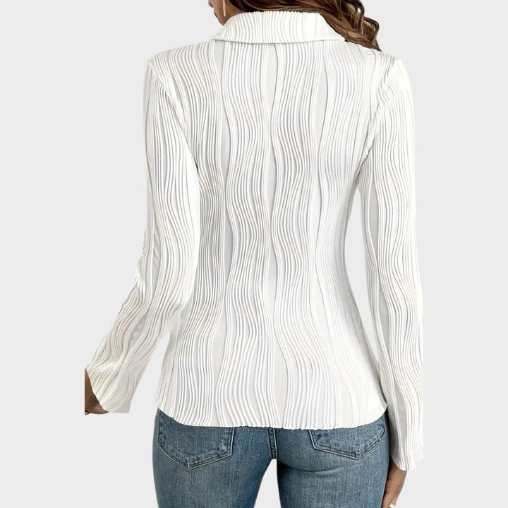 Lucila | Blusa Manga Larga Entallada