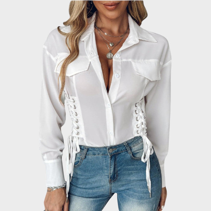 Lucila | Blusa Manga Larga Entallada