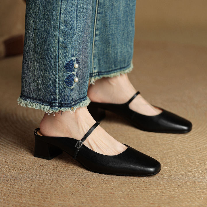 Meyra | Mules de Cuero