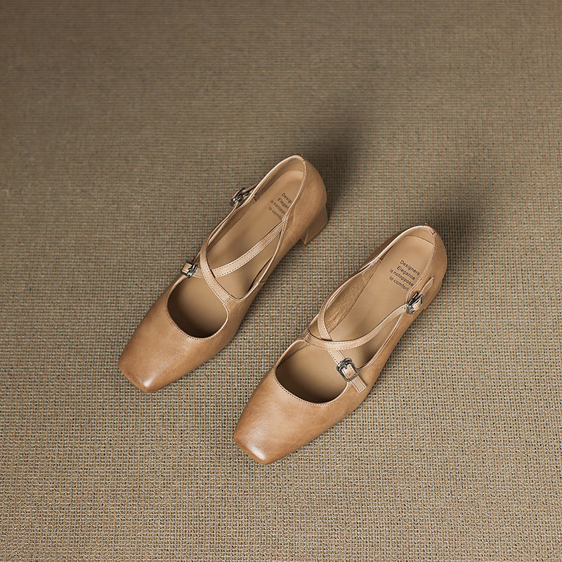 Marvane | Kitten Heels de Cuero