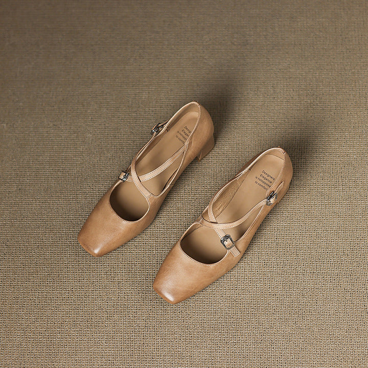 Marvane | Kitten Heels de Cuero