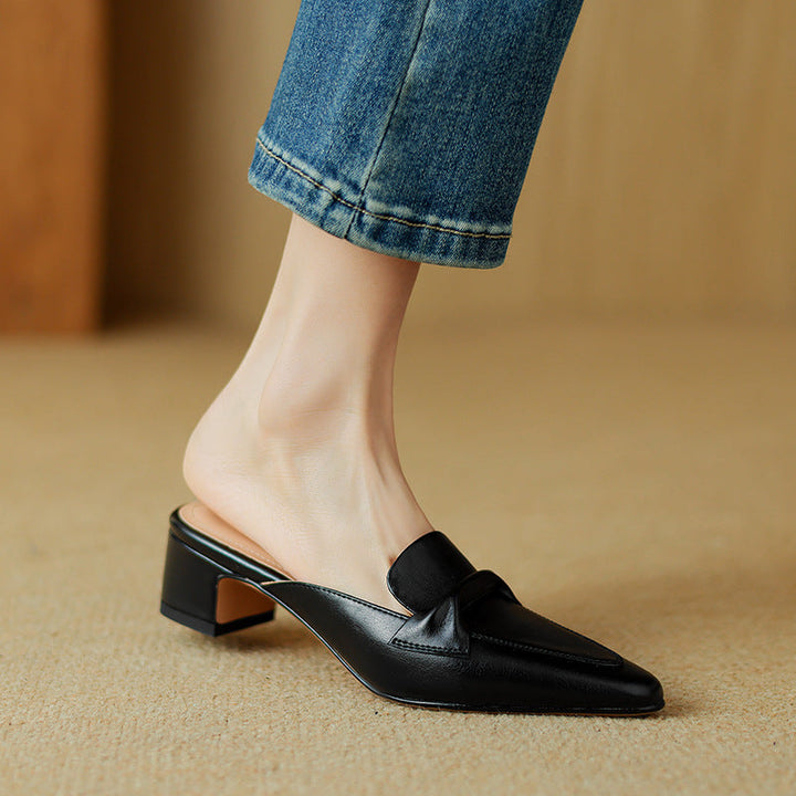 Marloe | Mules Punta Fina de Cuero