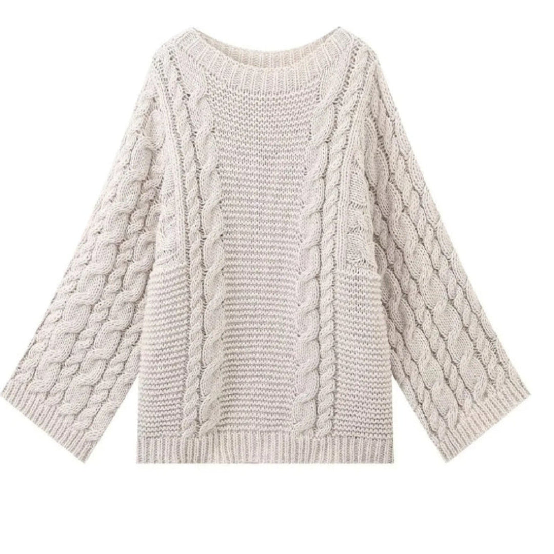 Ellie | Suéter de punto casual y holgado para otoño e invierno