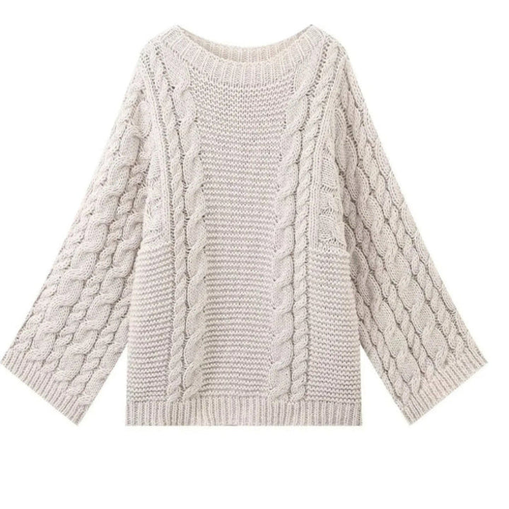 Ellie | Suéter de punto casual y holgado para otoño e invierno