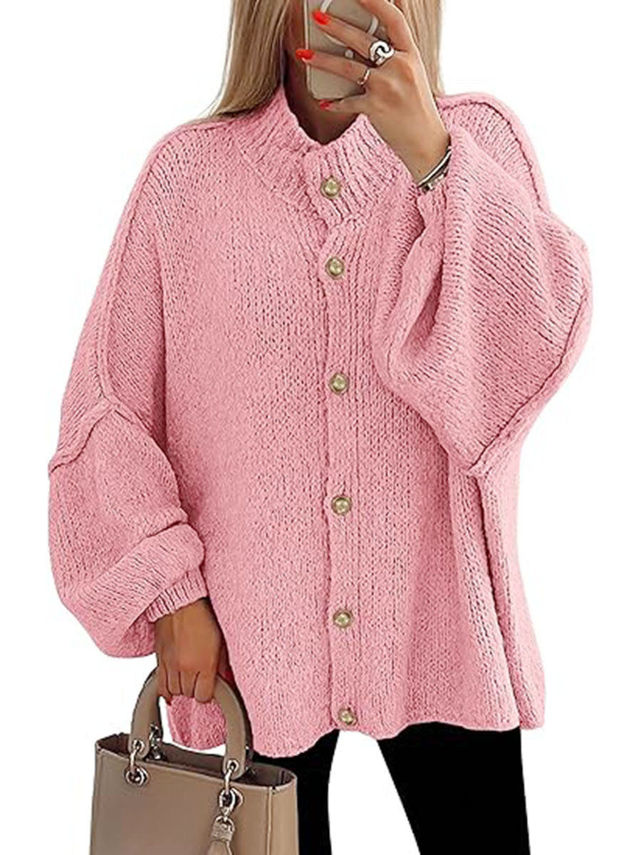 Nofia | Chaqueta Chunky de Manga Larga con Botones