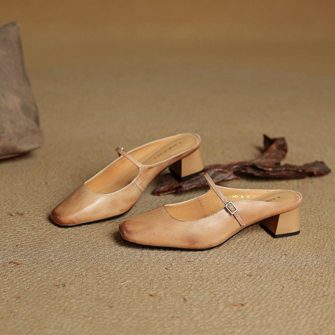 Meyra | Mules de Cuero