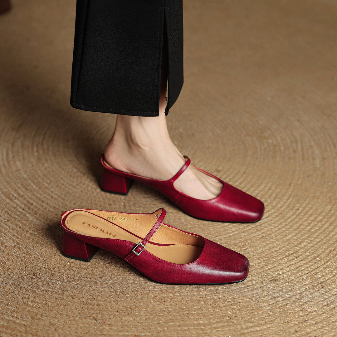 Meyra | Mules de Cuero