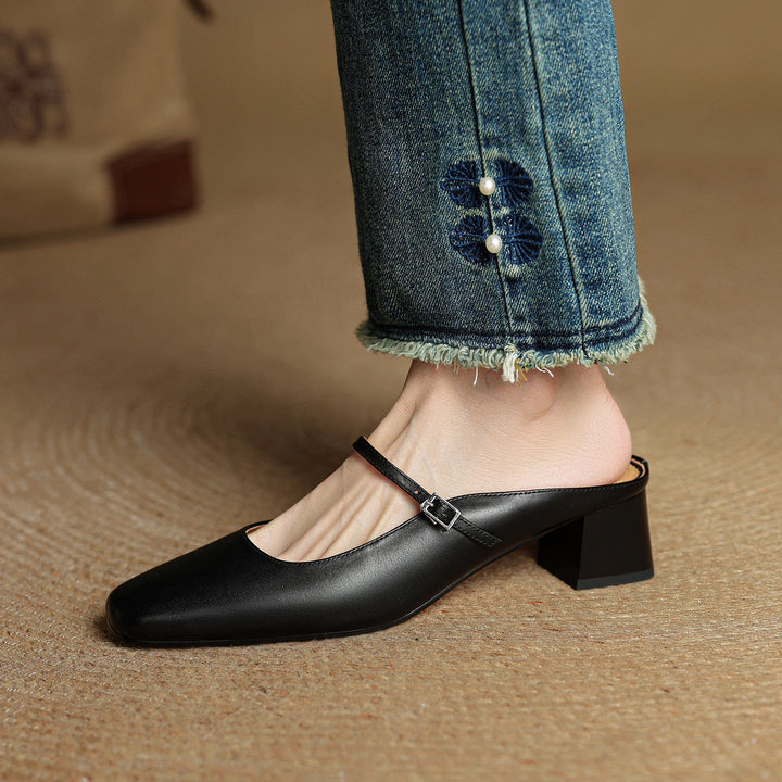 Meyra | Mules de Cuero
