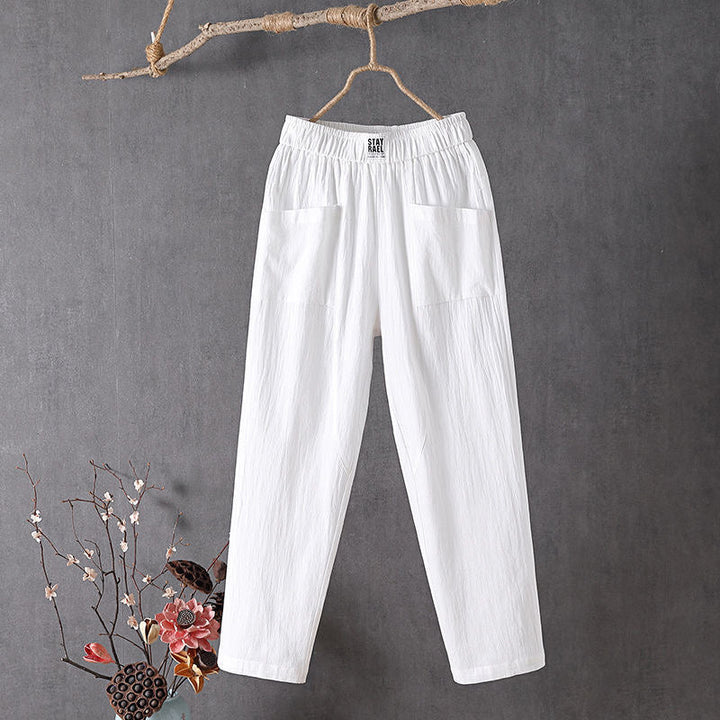 Alyra | Pantalones de Corte Relajado con Bolsillos