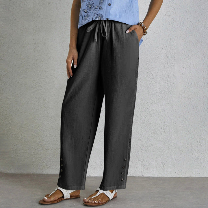 Shania | Pantalones Relajados con Botones