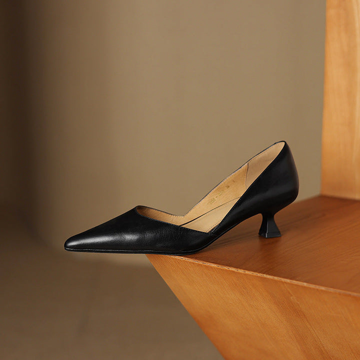 Ceyra | Kitten Heels de Cuero
