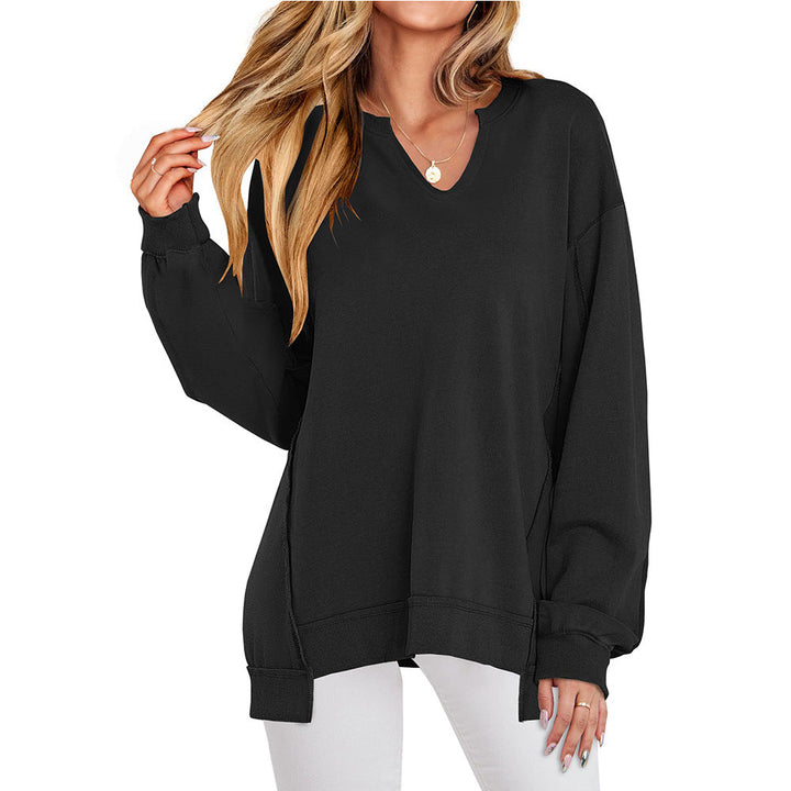 Fortunata | Top Casual Ligero Oversized de Manga Larga