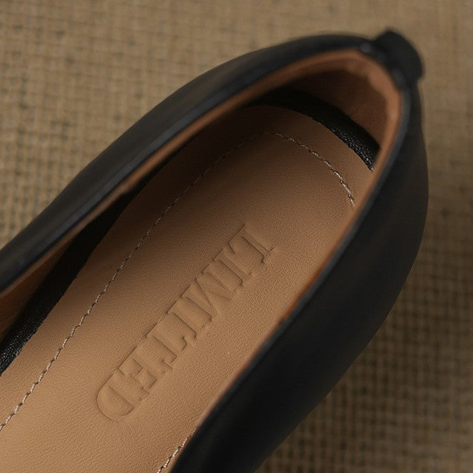 Calenne | Kitten Heels de Cuero