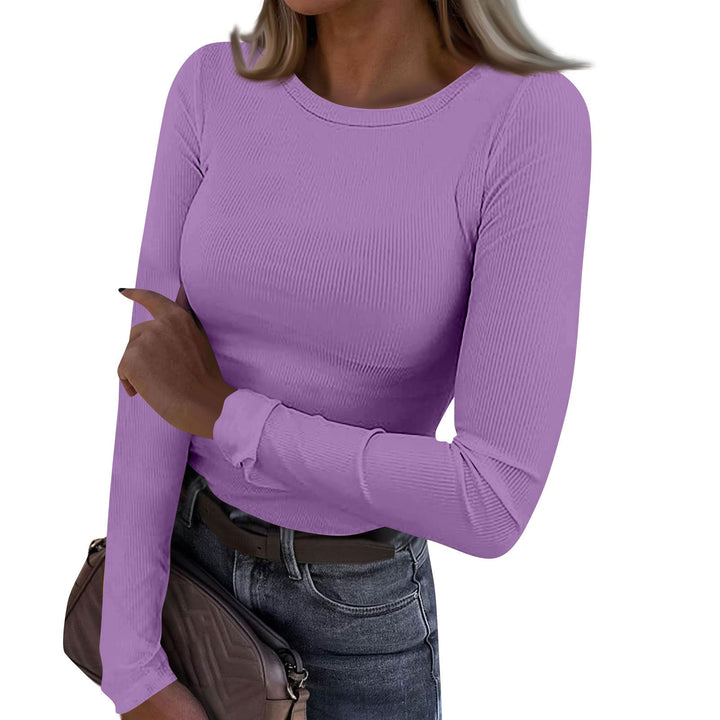 Resley | Top Casual de Verano con Cuello Redondo y Ajuste de Canalé