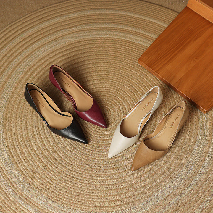 Ceyra | Kitten Heels de Cuero