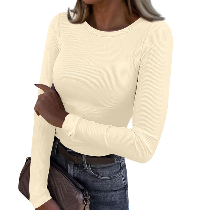 Resley | Top Casual de Verano con Cuello Redondo y Ajuste de Canalé