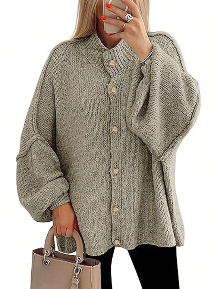 Nofia | Chaqueta Chunky de Manga Larga con Botones