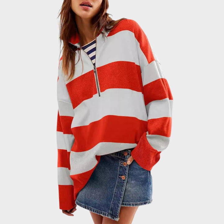 Camilla | Pullover con Medio Cierre