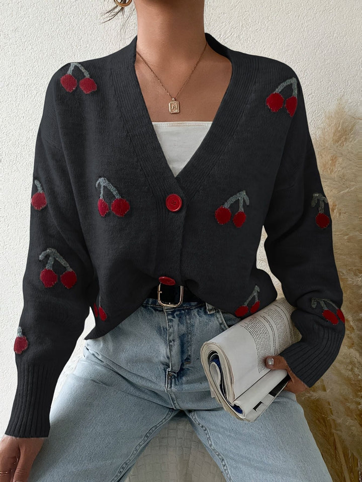 Raina | Cárdigan de Manga Larga con Botones Chic