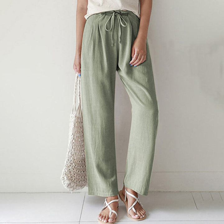 Vara | Pantalones de Relax con Cordón