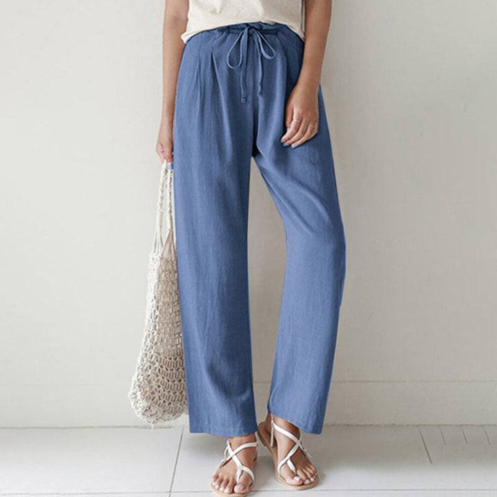 Vara | Pantalones de Relax con Cordón