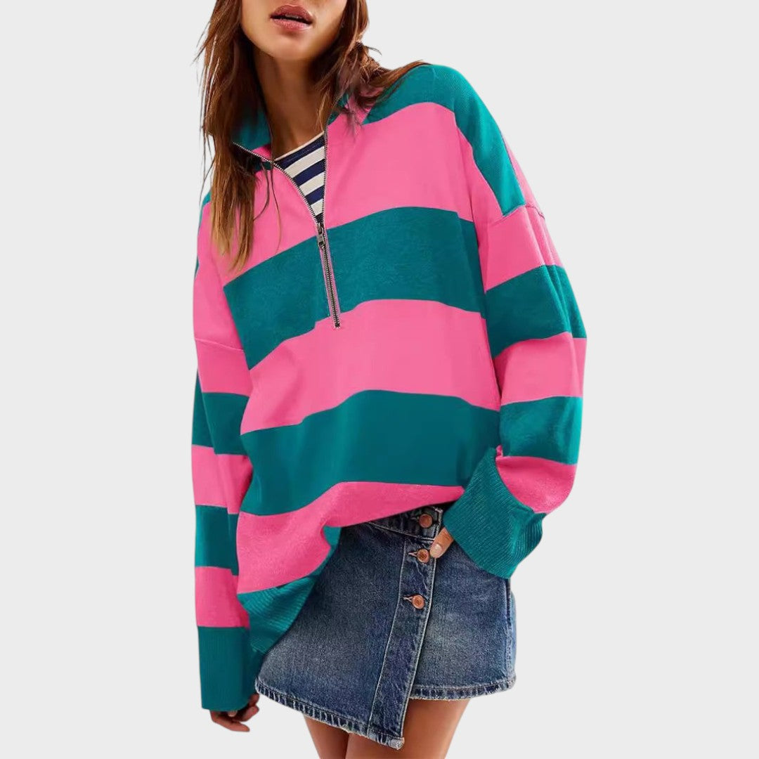 Camilla | Pullover con Medio Cierre