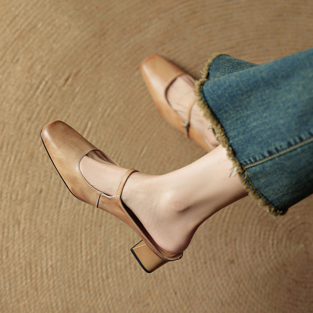 Meyra | Mules de Cuero