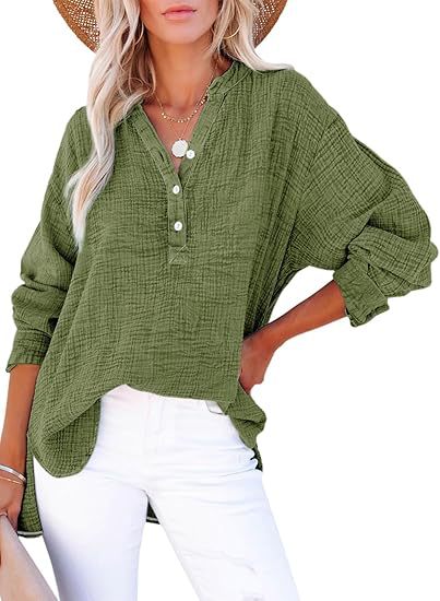 Ayla | Blusa Casual de Cuello en V para Mujeres