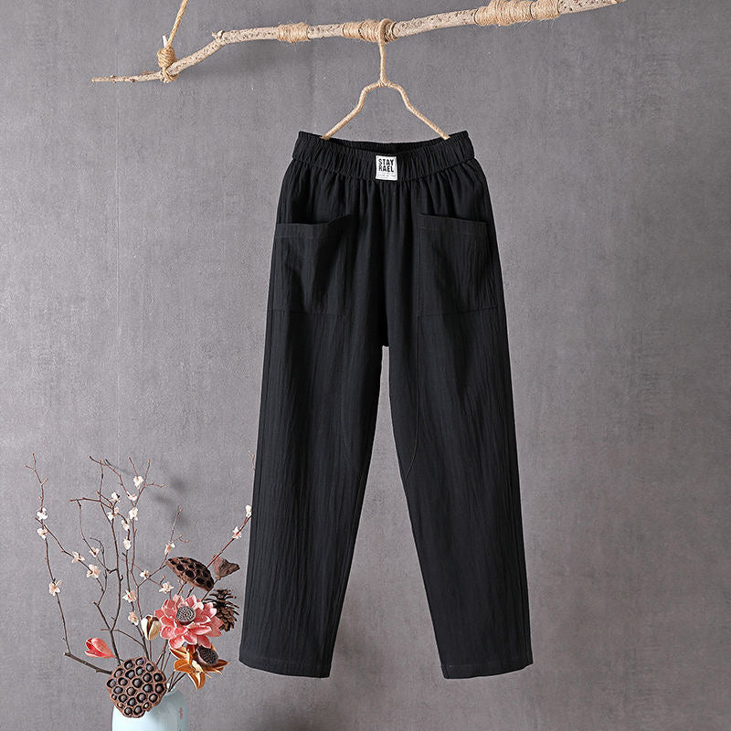 Alyra | Pantalones de Corte Relajado con Bolsillos