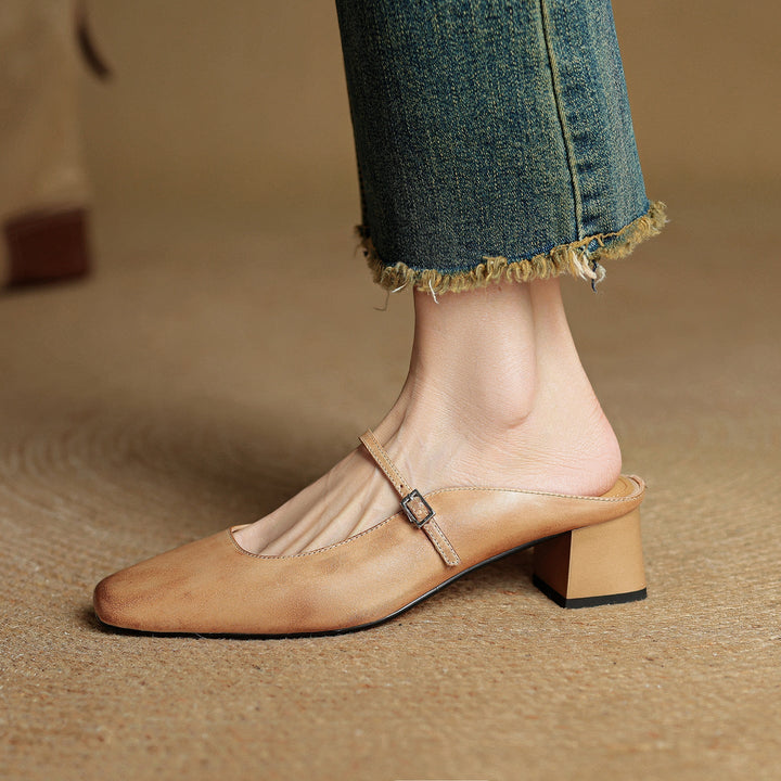 Meyra | Mules de Cuero