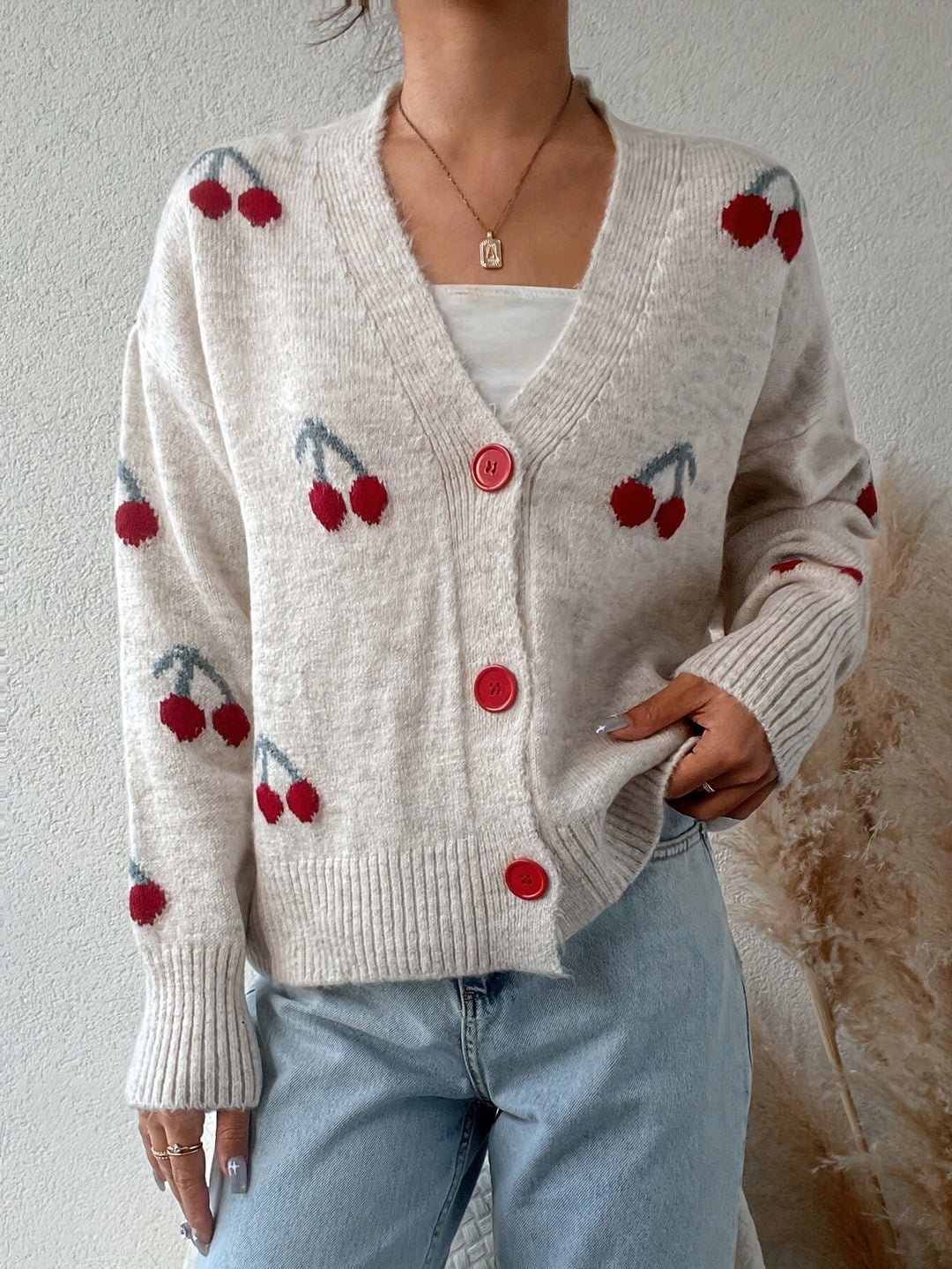 Raina | Cárdigan de Manga Larga con Botones Chic