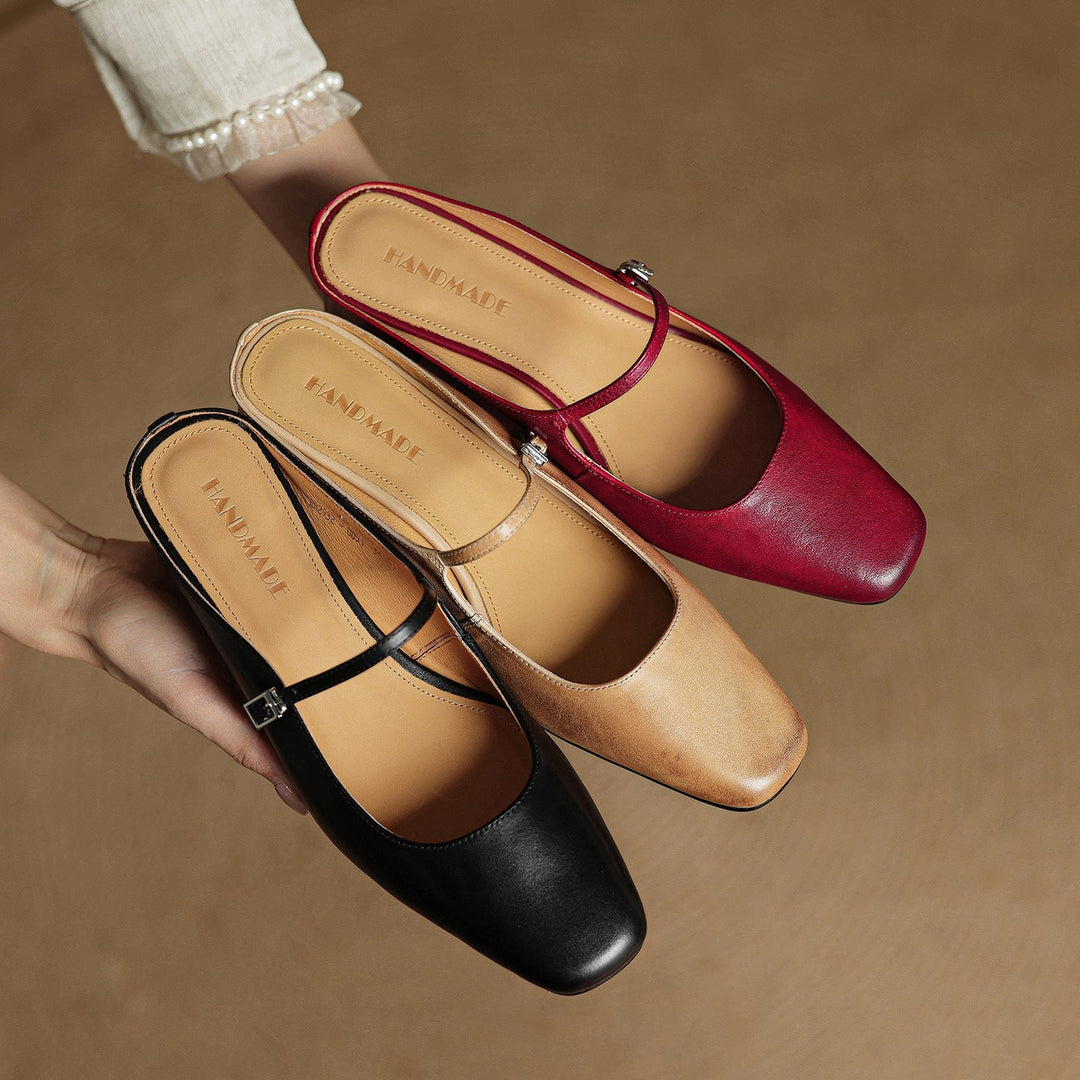 Meyra | Mules de Cuero