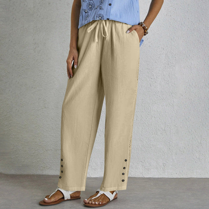 Shania | Pantalones Relajados con Botones