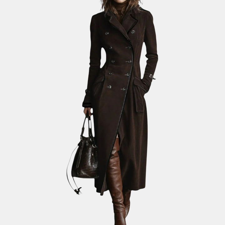 Eloísa | Gabardina de Ante Elegante