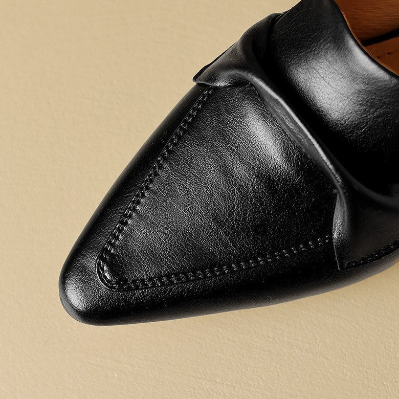 Marloe | Mules Punta Fina de Cuero