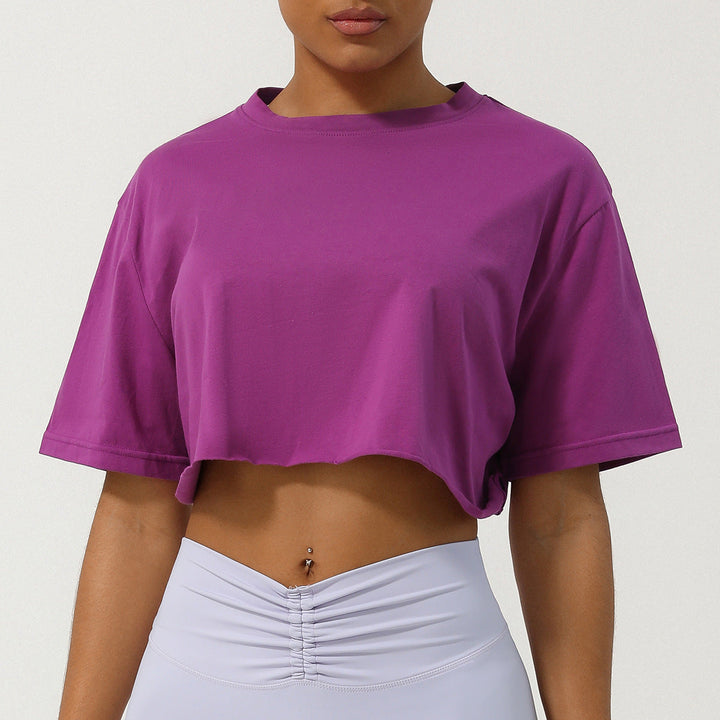 Cassia | Camiseta Cortada de Ajuste Relajado para Mujeres
