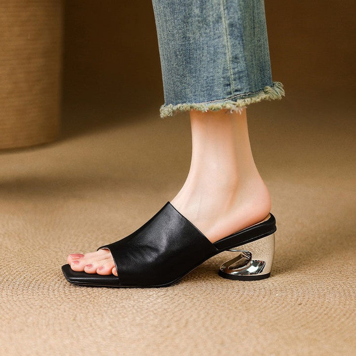 Virelle | Mule Heels de Cuero